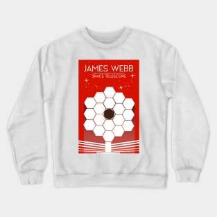 James Webb Space Telescope space art Crewneck Sweatshirt